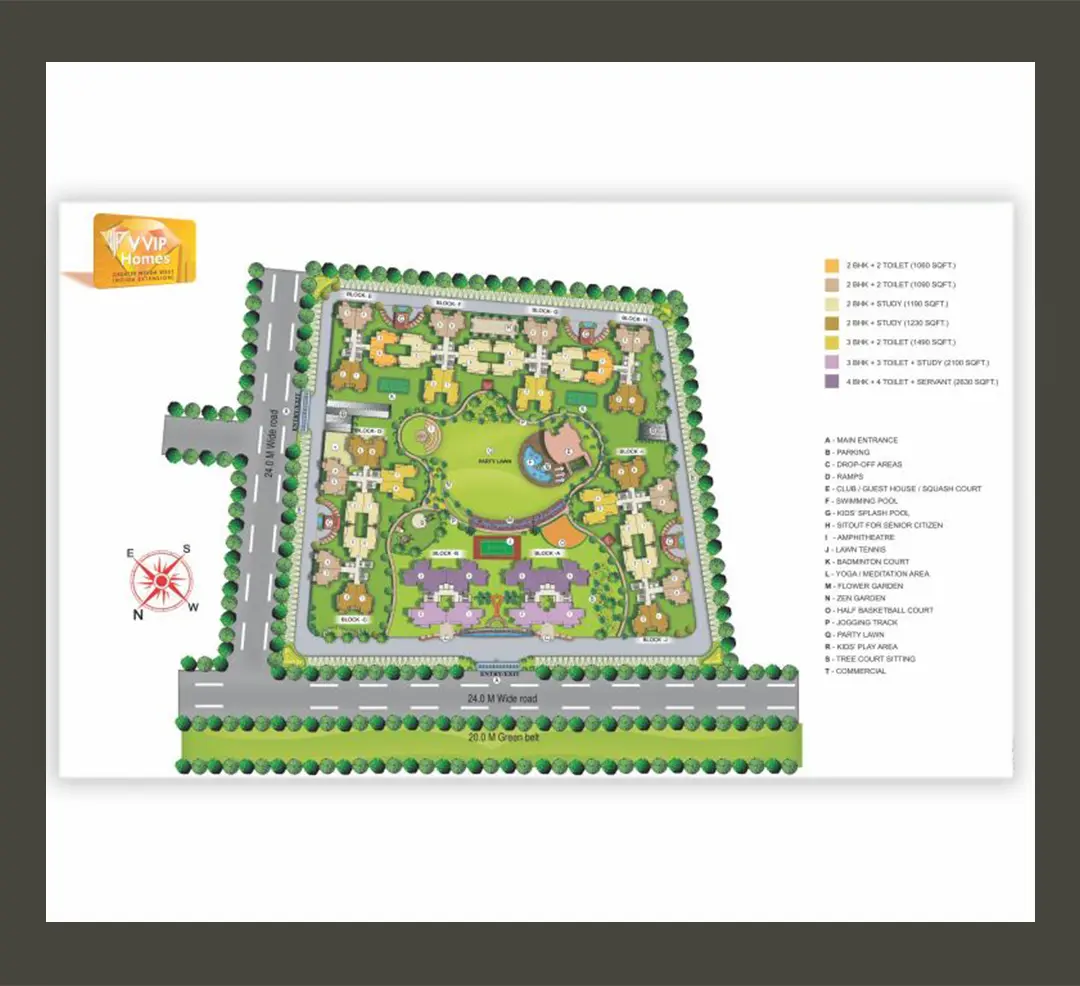 VVIP Homes Site map